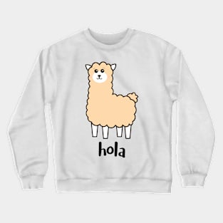 Hola, says the Alpaca Crewneck Sweatshirt